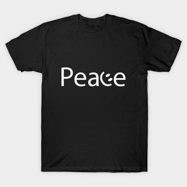 Peace logo design T-Shirt by BL4CK&WH1TE 